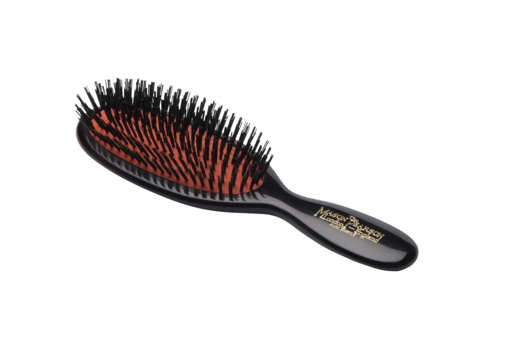 Mason Pearson - B4 - Pocket Pure Bristle Dark Ruby på KICKS.se