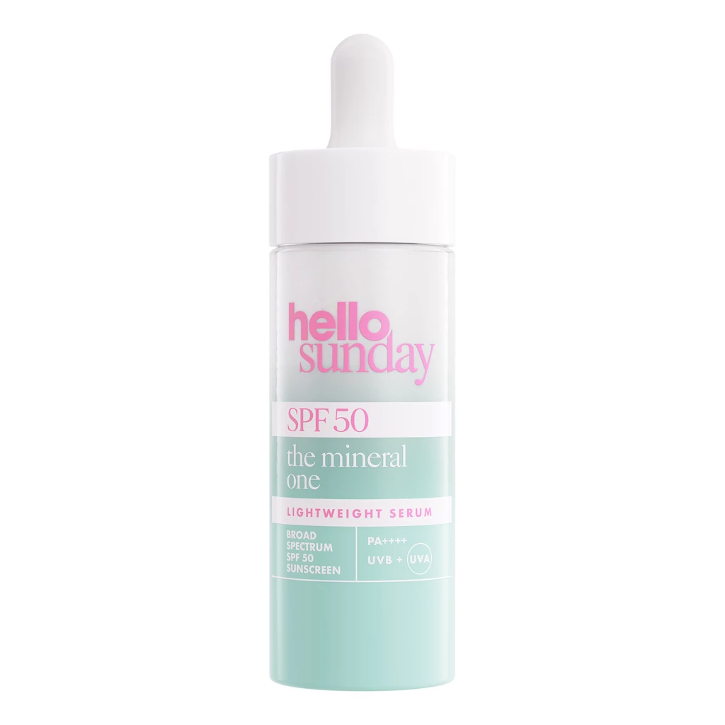 Hello Sunday - The Mineral One - Lightweight Serum SPF50 PA ++++ 30 mlosoitteessa Kicks.fi
