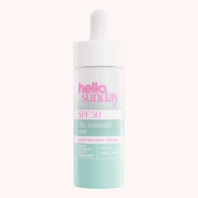 The Mineral One - Lightweight Serum SPF50 PA ++++ 30 ml The Mineral One - Lightweight Serum SPF50 PA ++++ 30 ml