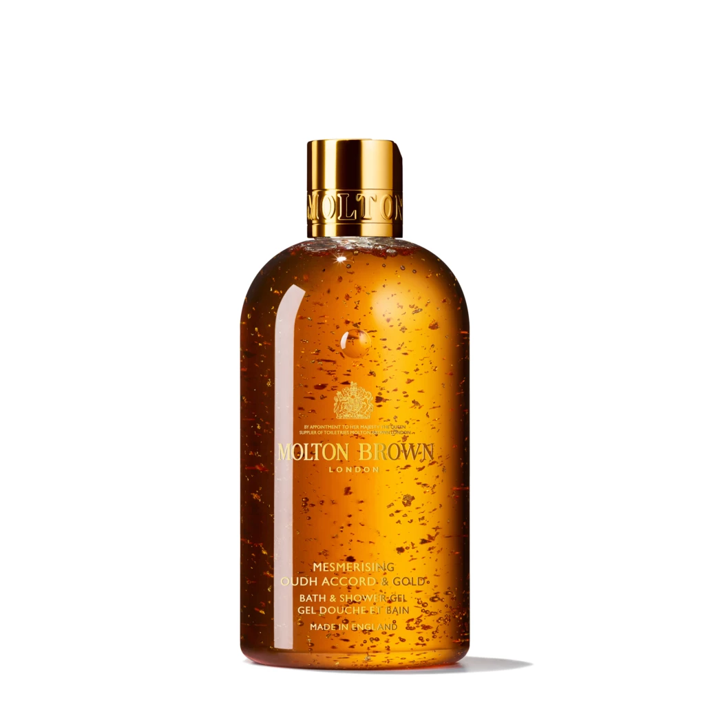Molton Brown - Mesmerising Oudh Accord & Gold Bath & Shower Gel 300 ml på KICKS.se