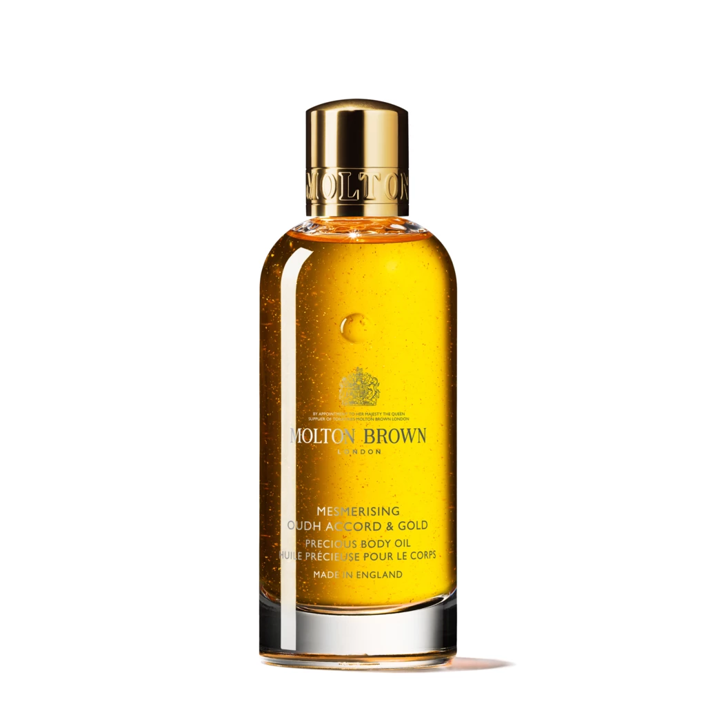 Molton Brown - Mesmerising Oudh Accord & Gold Precious Body Oil 100 ml på KICKS.no