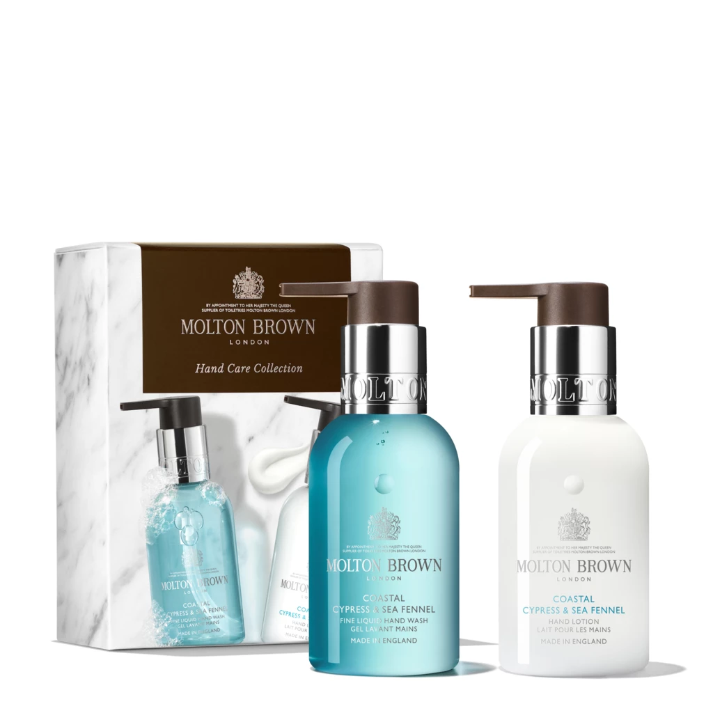 Molton Brown - Coastal Cypress & Sea Fennel Hand Care Duo Brown Rose Hand Duo på KICKS.se
