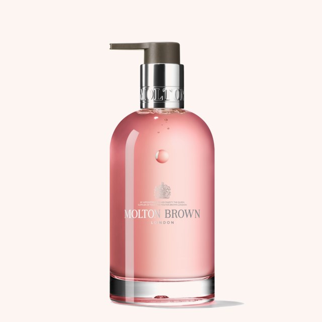 Delicious Rhubarb & Rose Fine Liquid Hand Wash Glass Bottle 200 ml Delicious Rhubarb & Rose Fine Liquid Hand Wash Glass Bottle 200 ml