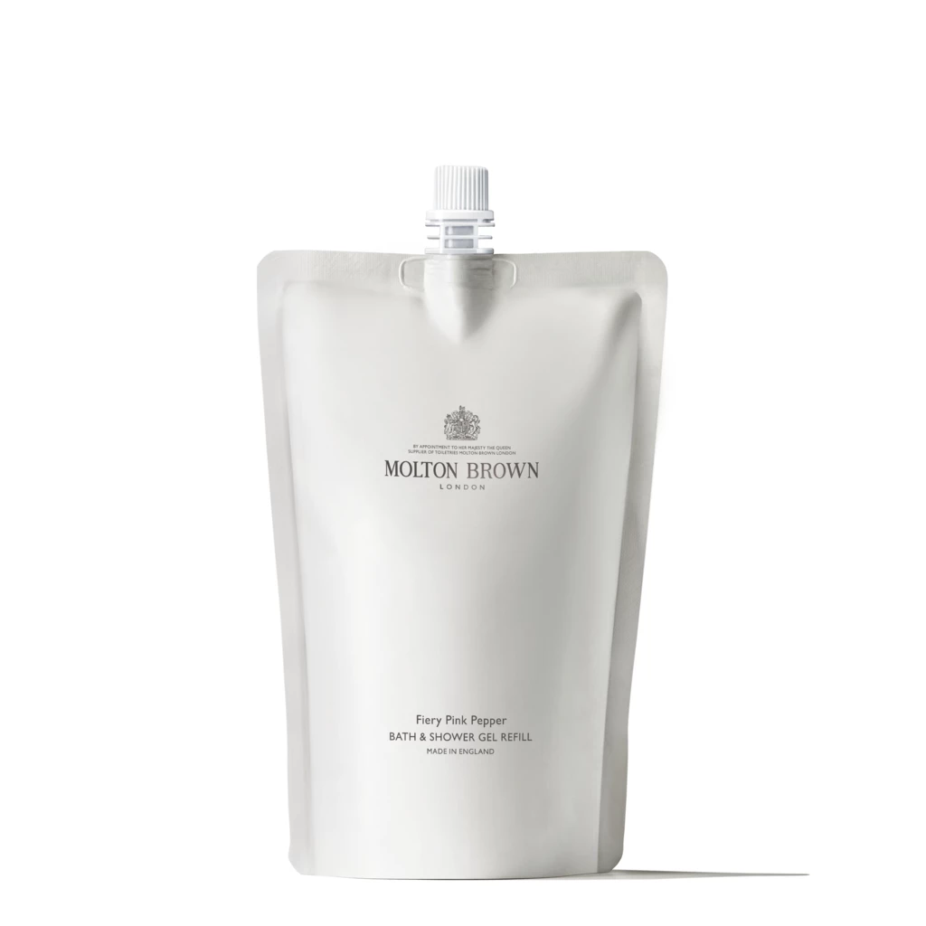 Molton Brown - Fiery Pink Pepper Bath & Shower Gel Refill 400 ml på KICKS.no