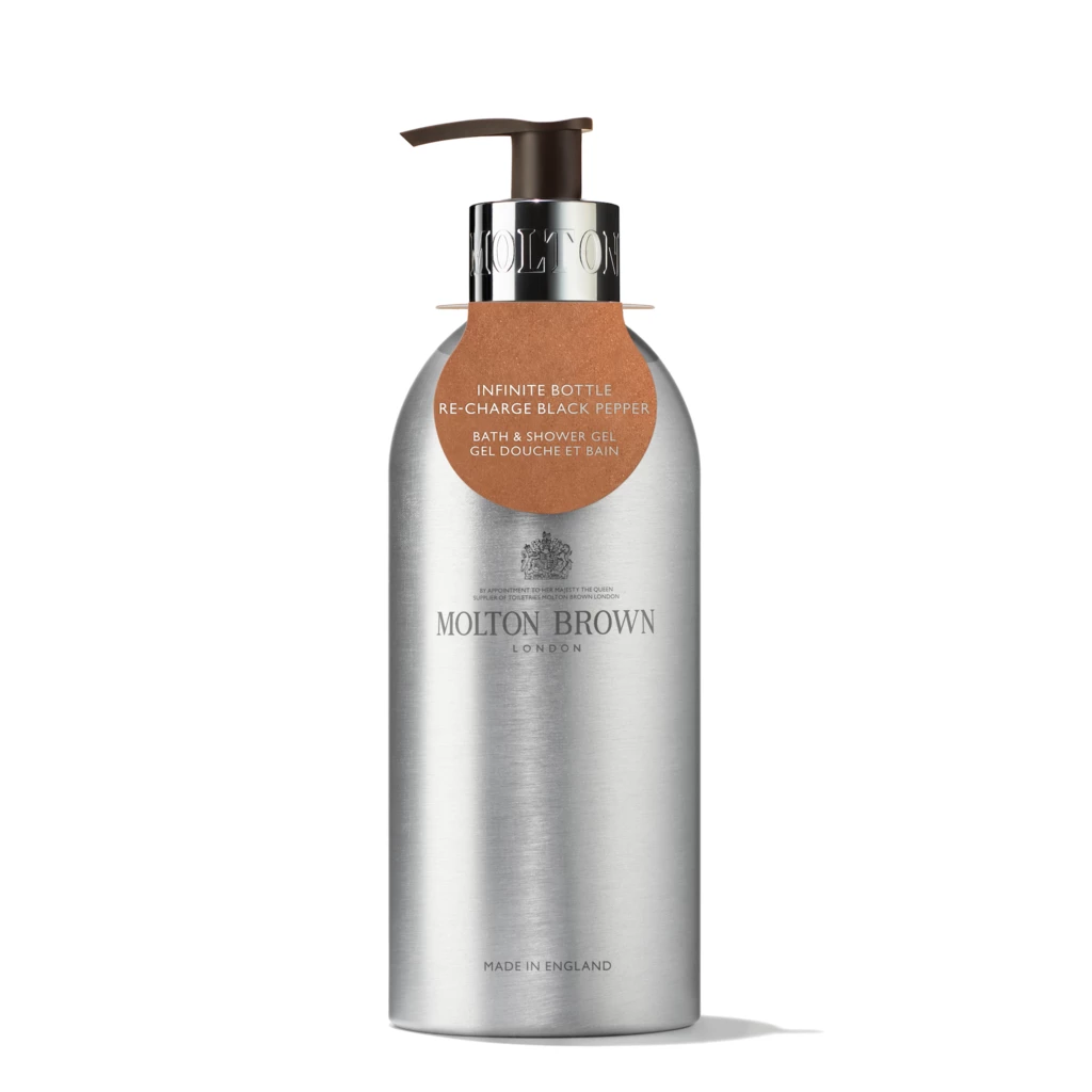 Molton Brown - Infinite Bottle Re-Charge Black Pepper Bath & Shower Gel 400 ml på KICKS.no