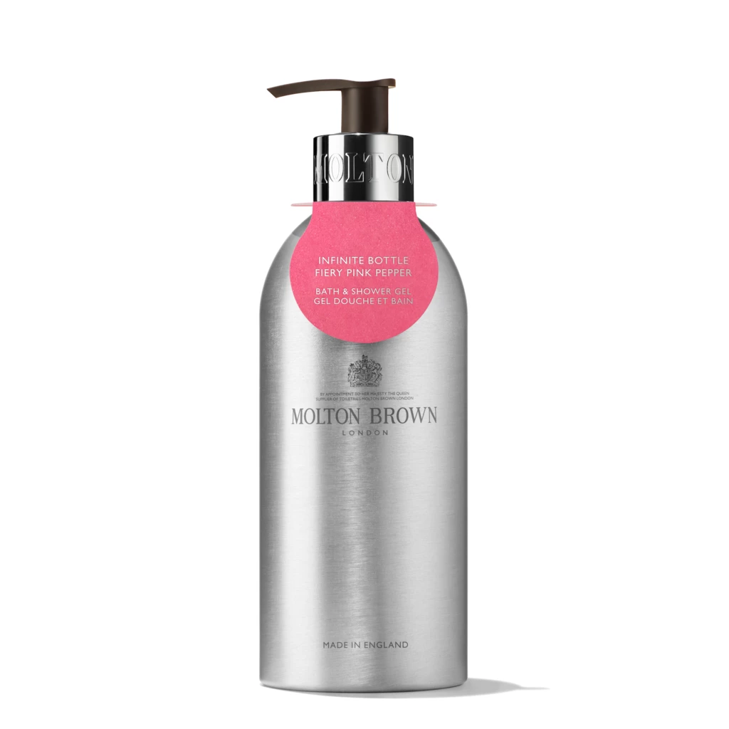 Molton Brown - Fiery Pink Pepper Bath & Shower Gel Infinite Bottle 400 ml på KICKS.se