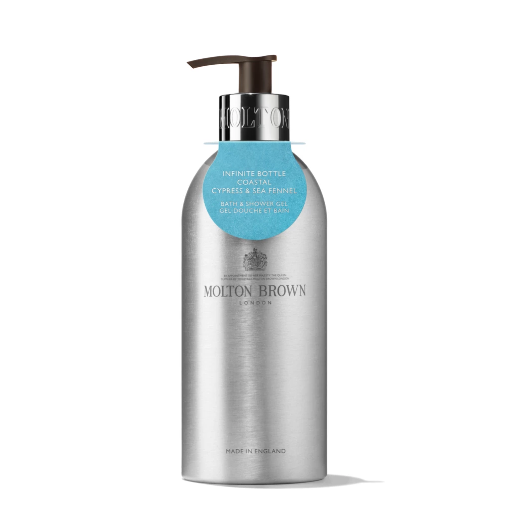 Molton Brown - Coastal Cypress & Sea Fennel Bath & Shower Gel Infinite Bottle 400 ml på KICKS.se