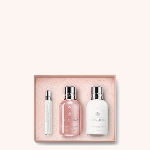 Delicious Rhubarb & Rose Gift Set Delicious Rhubarb & Rose Gift Set