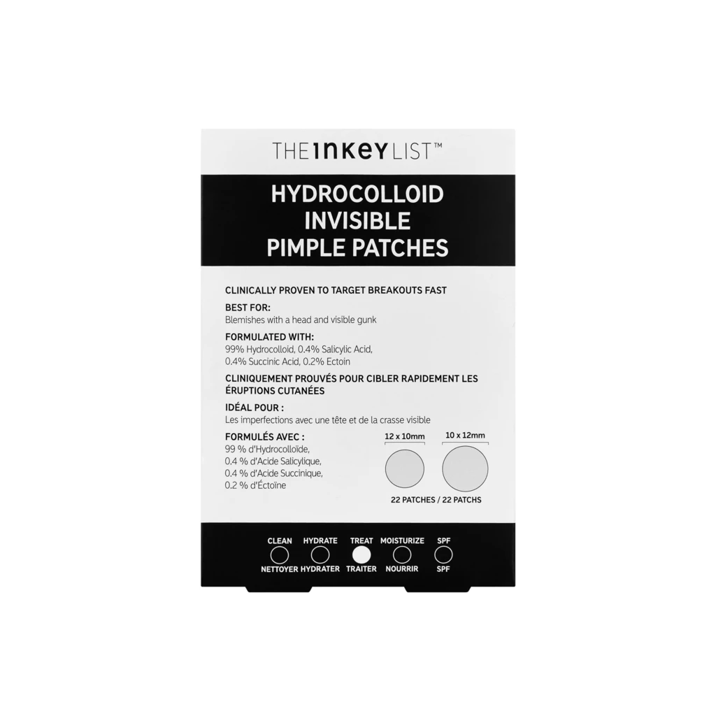 The INKEY List - Hydrocolloid Invisible Pimple Patches på KICKS.no