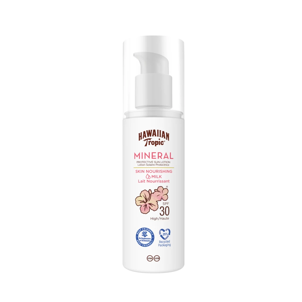 Hawaiian Tropic - Mineral Protection Milk Lotion SPF30 100 ml på KICKS.no