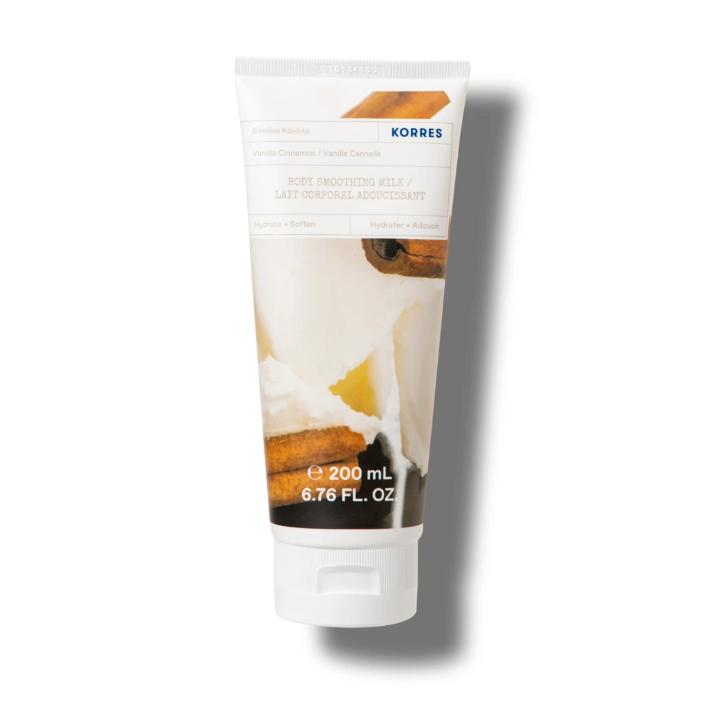Korres - Vanilla Cinnamon Body Smoothing Milk 200 ml på KICKS.se