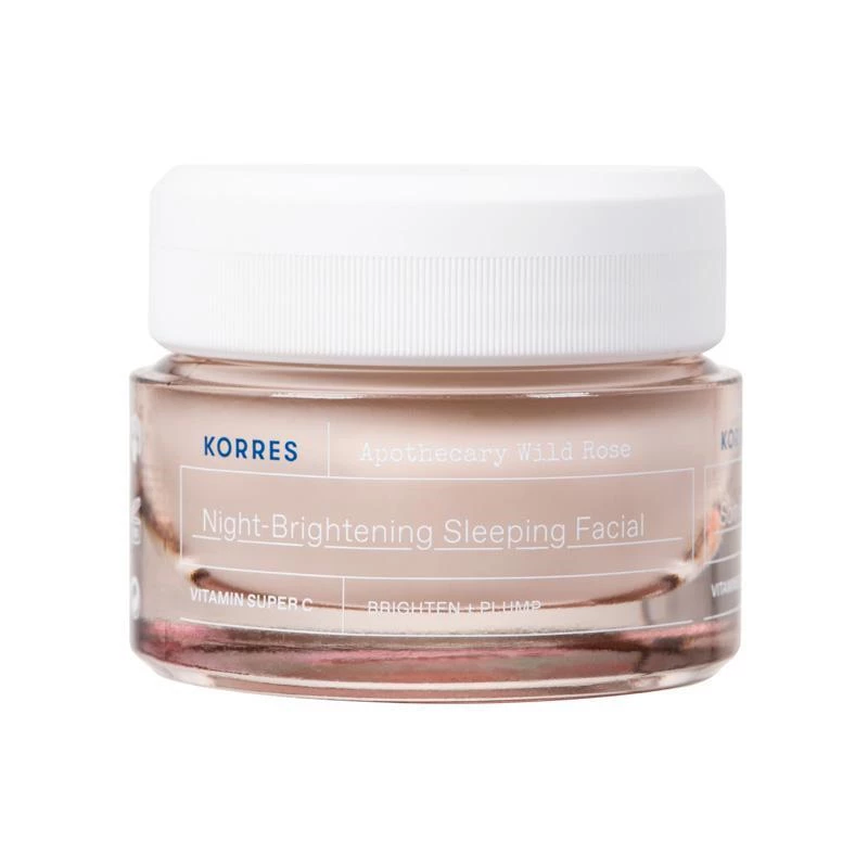 Korres - Apothecary Wild Rose Night-Brightening Sleeping Facial 40 ml på KICKS.se