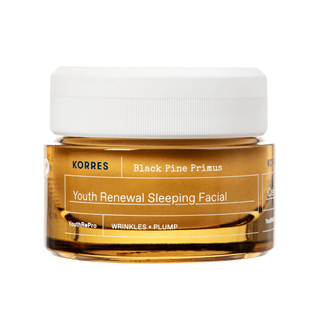 Korres - Black Pine Primus Youth Renewal Sleeping Facial Night Cream 40 ml på KICKS.se