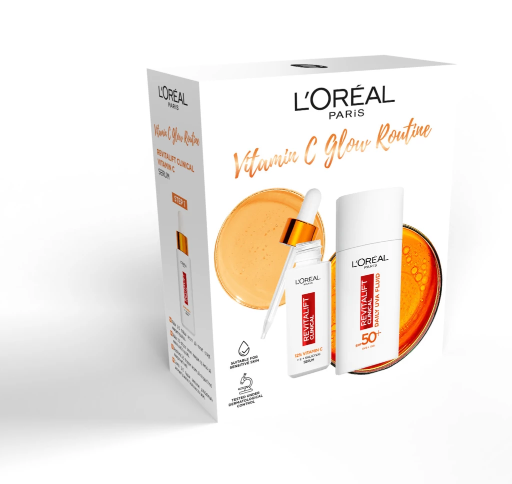 L'Oréal Paris - Revitalift Vitamin C Glow Routine Gift Box på KICKS.se