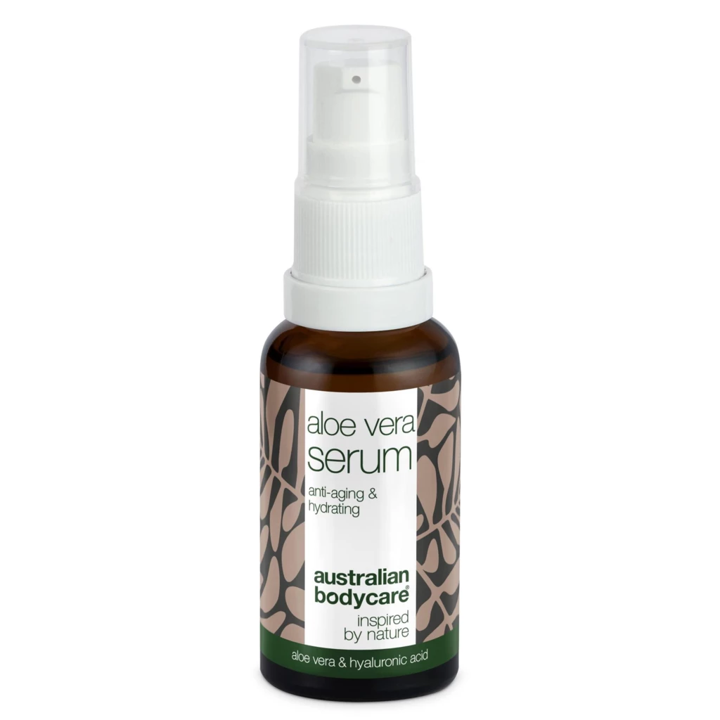 Australian Bodycare - Aloe Vera Serum – Hydrating & Anti-Aging Serum with Aloe Vera, Hyaluronic Acid, Vitamin C,E & F 30 m på KICKS.se