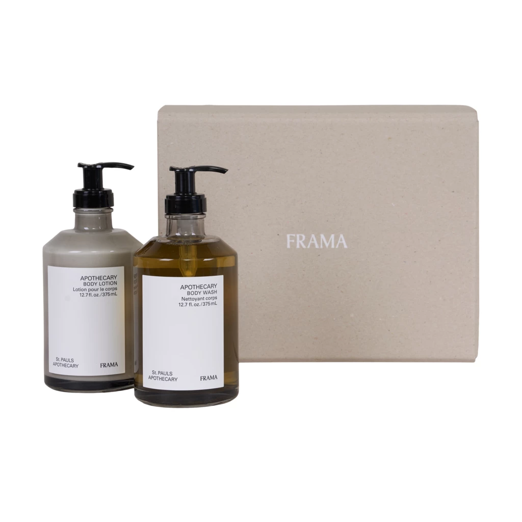 FRAMA - Apothecary Body Wash + Body Lotion 750 ml på KICKS.no