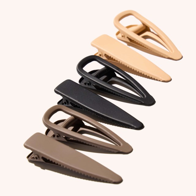 No-Slip Hair Clips 6 Pack Coffee No-Slip Hair Clips 6 Pack Coffee