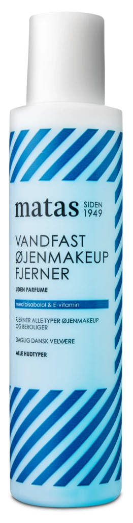 MATAS STRIBER - Waterproof Eye Makeup Remover For All Skin Types Fragrance Free 125 ml på KICKS.no