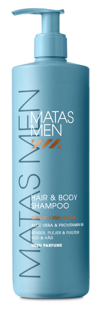 MATAS STRIBER - Men Hair & Body Shampoo For Senstive Skin 500 ml på KICKS.se