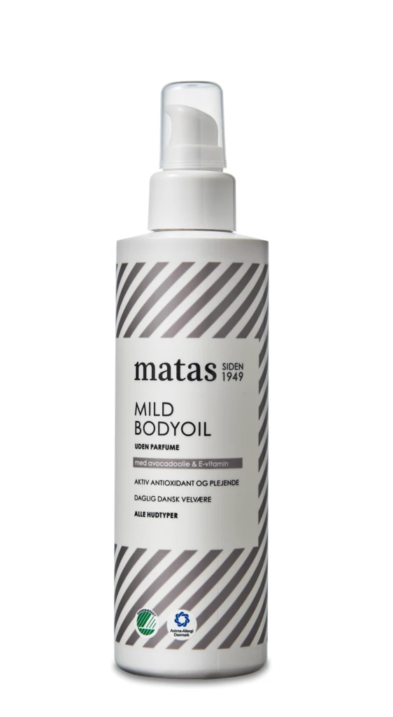MATAS STRIBER - Mild Body Oil 200 ml på KICKS.no
