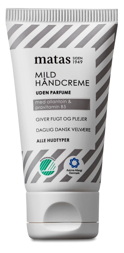 MATAS STRIBER - Mild Hand Creme For Sensitive Skin Fragrance Free 40 ml på KICKS.se