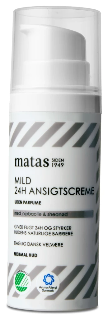 MATAS STRIBER - Mild 24H Face Cream For Normal Skin Fragrance Free 50 ml på KICKS.no