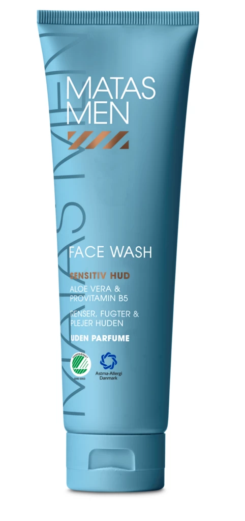 MATAS STRIBER - Men Face Wash For Sensitive Skin Fragrance Free 150 ml på KICKS.se