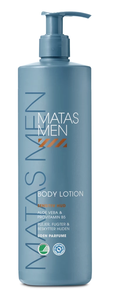 MATAS STRIBER - Men Body Lotion For Senstive Skin Fragrance Free 500 ml på KICKS.se