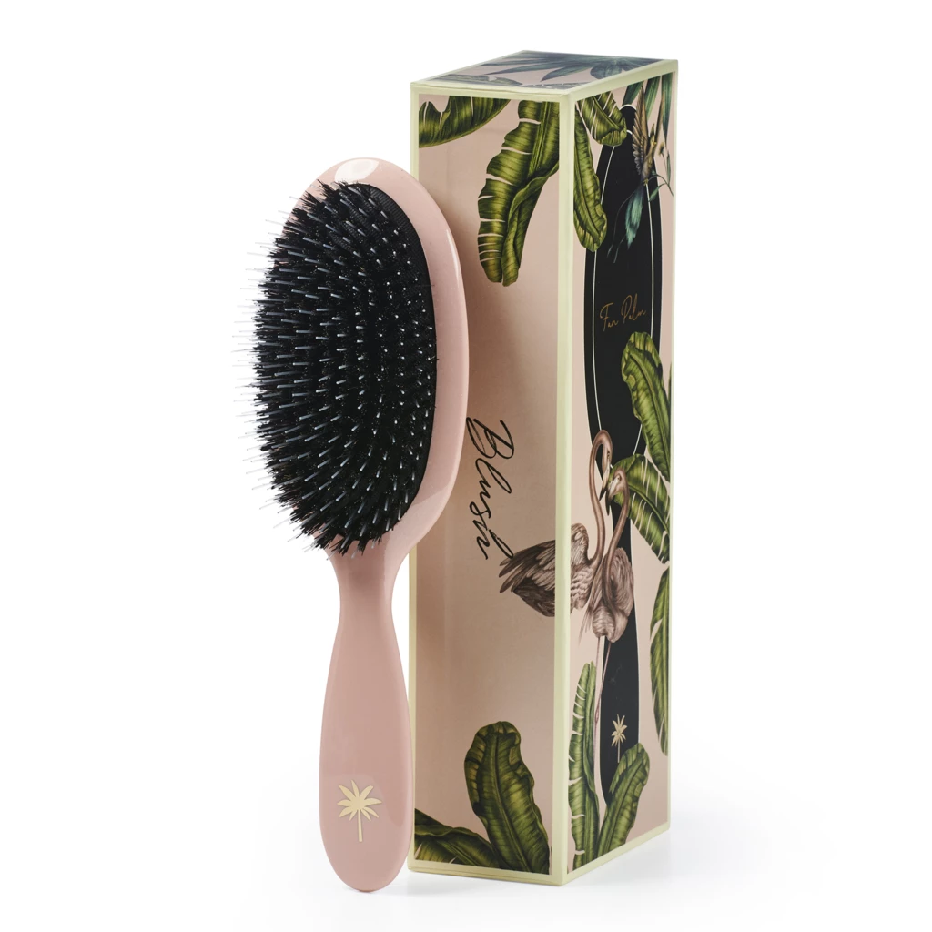 Fan Palm - Boar- & Nylon Brush Medium Blush på KICKS.se