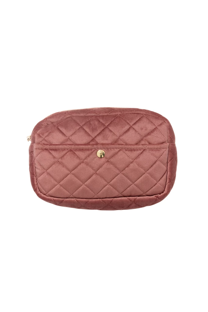 Fan Palm - Beauty Bag Medium Vintage Rose Velvet på KICKS.no