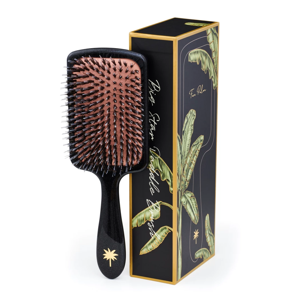 Fan Palm - Boar- & Nylon Brush Large Big Star Paddle på KICKS.se