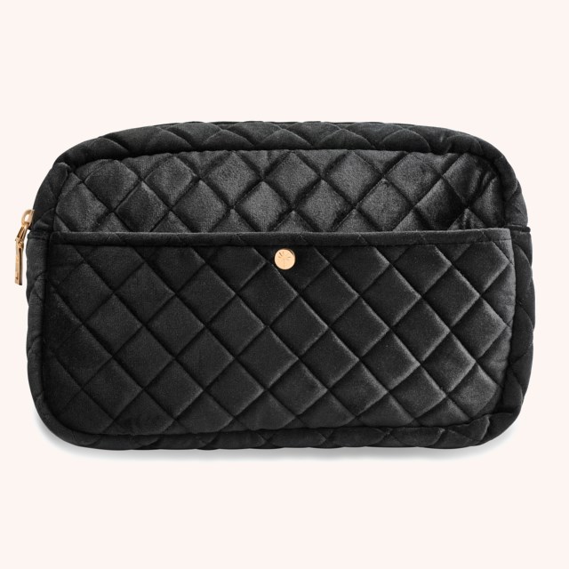 Beauty Bag Large Black Velvet Beauty Bag Large Black Velvet