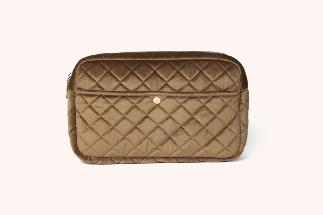 Beauty Bag Large Hazelnut Velvet