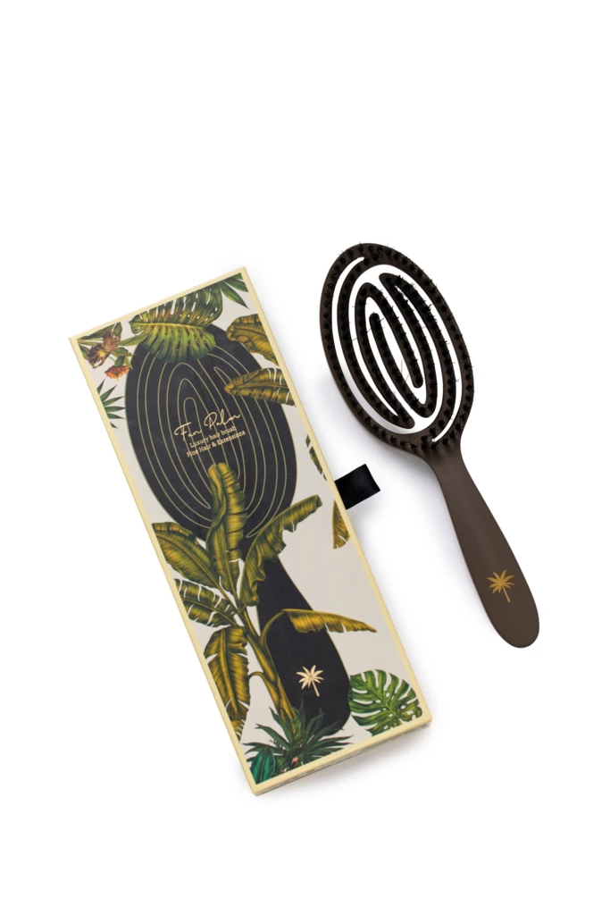 Fan Palm - Extension/Fine Hair Brush Large Coco på KICKS.se