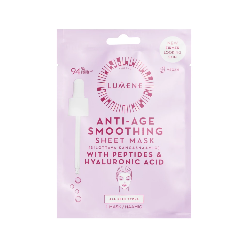 Lumene - Anti-Age Smoothing Sheet Mask på KICKS.no