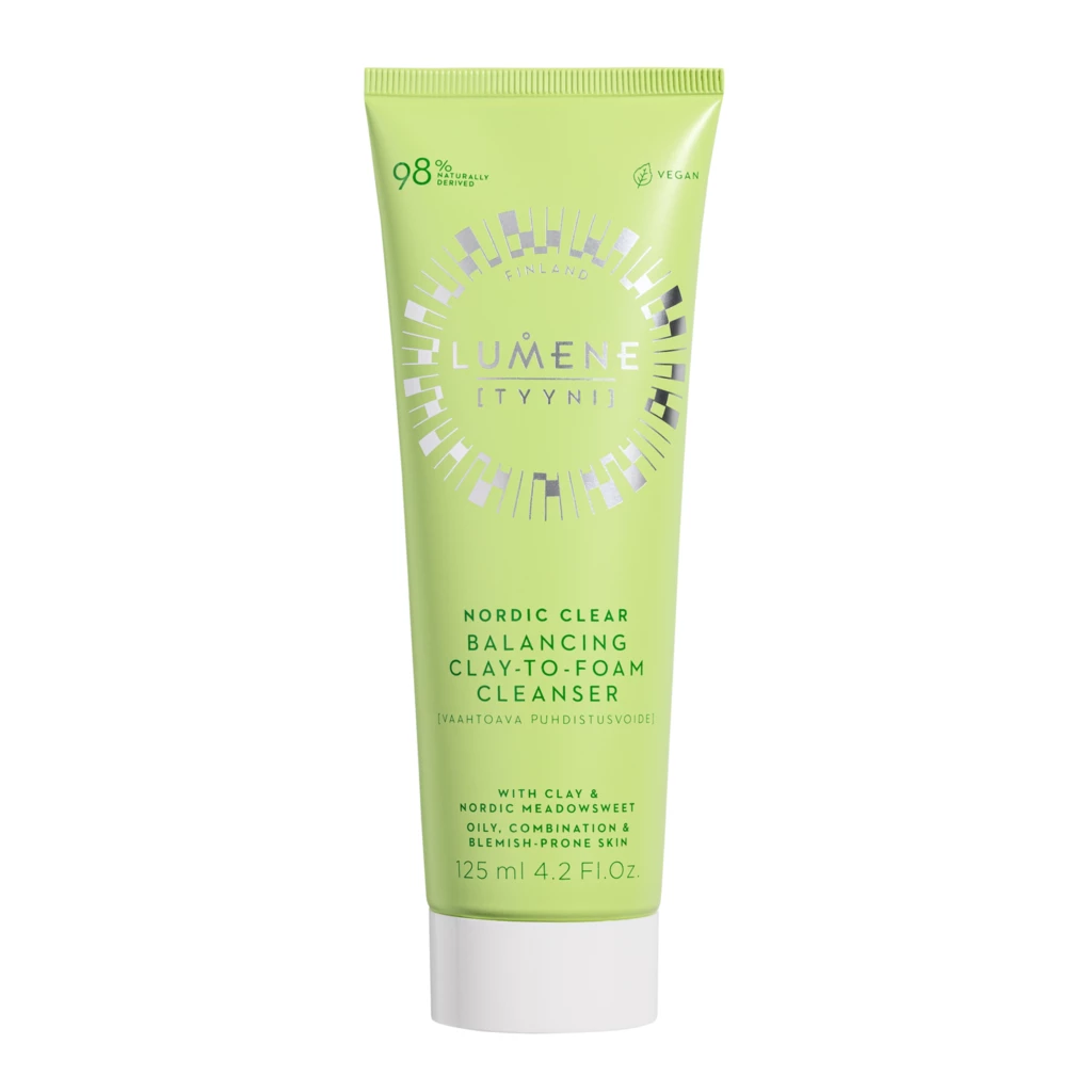 Lumene - Nordic Clear Balancing Clay-To-Foam Cleanser 125 ml på KICKS.se