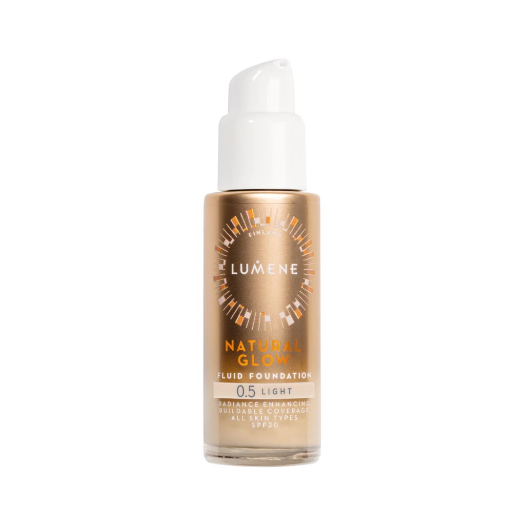 Lumene - Natural Glow Fluid Foundation 0.5 Light på KICKS.no