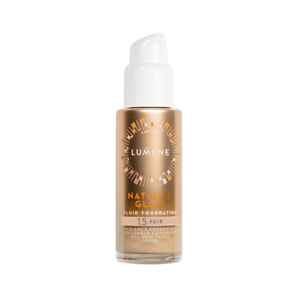 Lumene - Natural Glow Fluid Foundation 1.5 Fair på KICKS.se