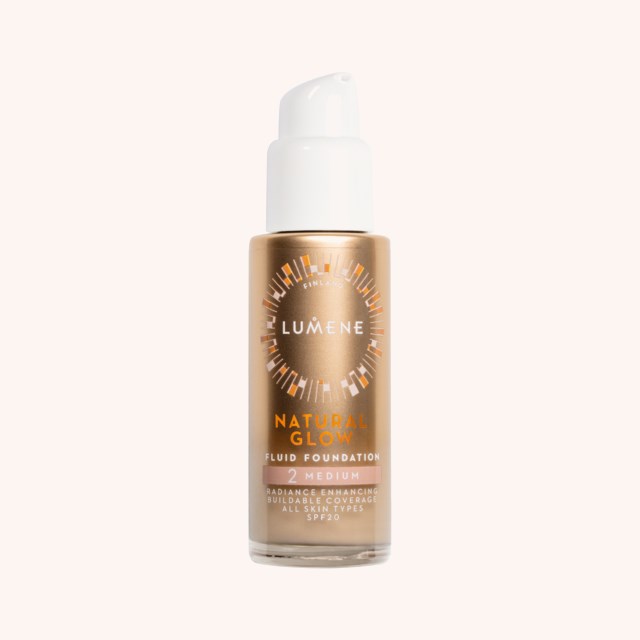 Natural Glow Fluid Foundation 2 Medium Natural Glow Fluid Foundation 2 Medium