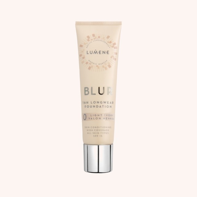 Blur 16H Longwear SPF15 Foundation 0 Light Ivory Blur 16H Longwear SPF15 Foundation 0 Light Ivory