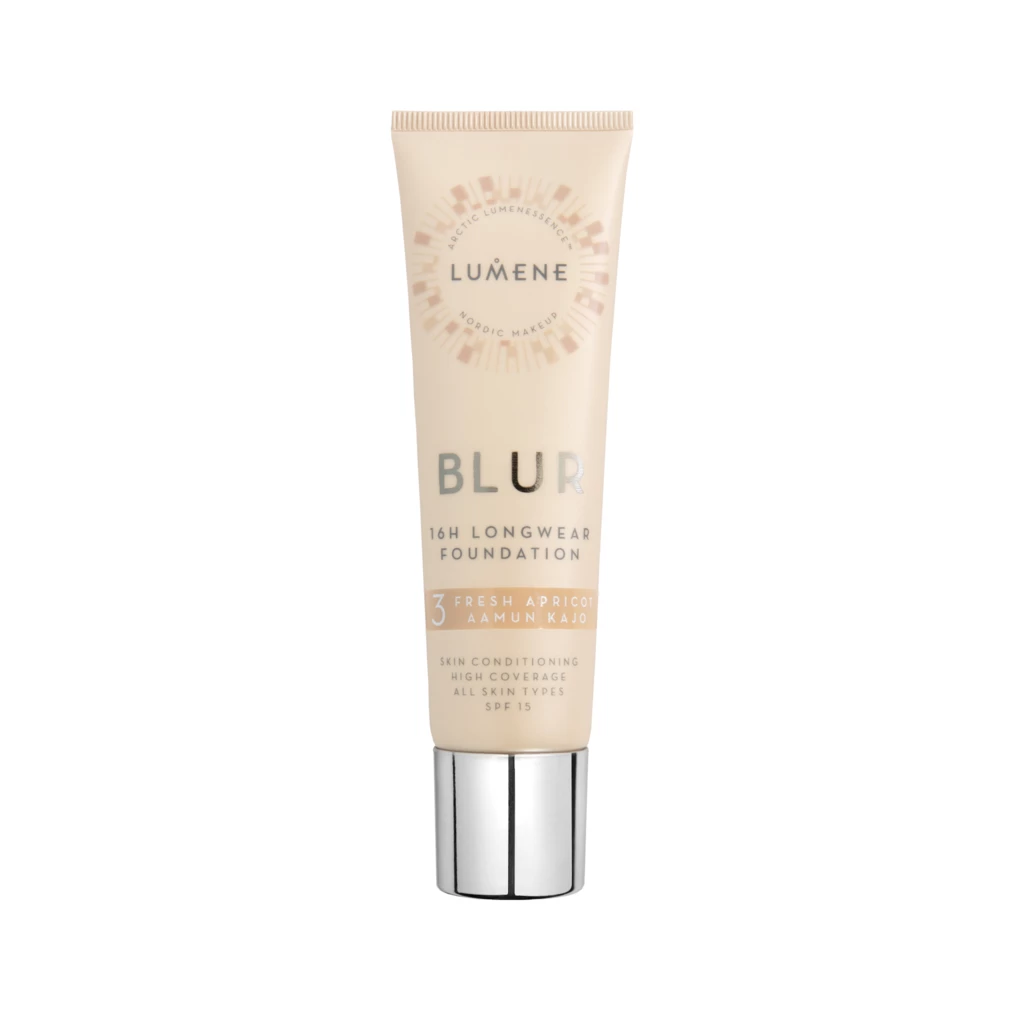 Lumene Blur 16H Longwear Foundation SPF15 3 Fresh Apricot - 30 ml