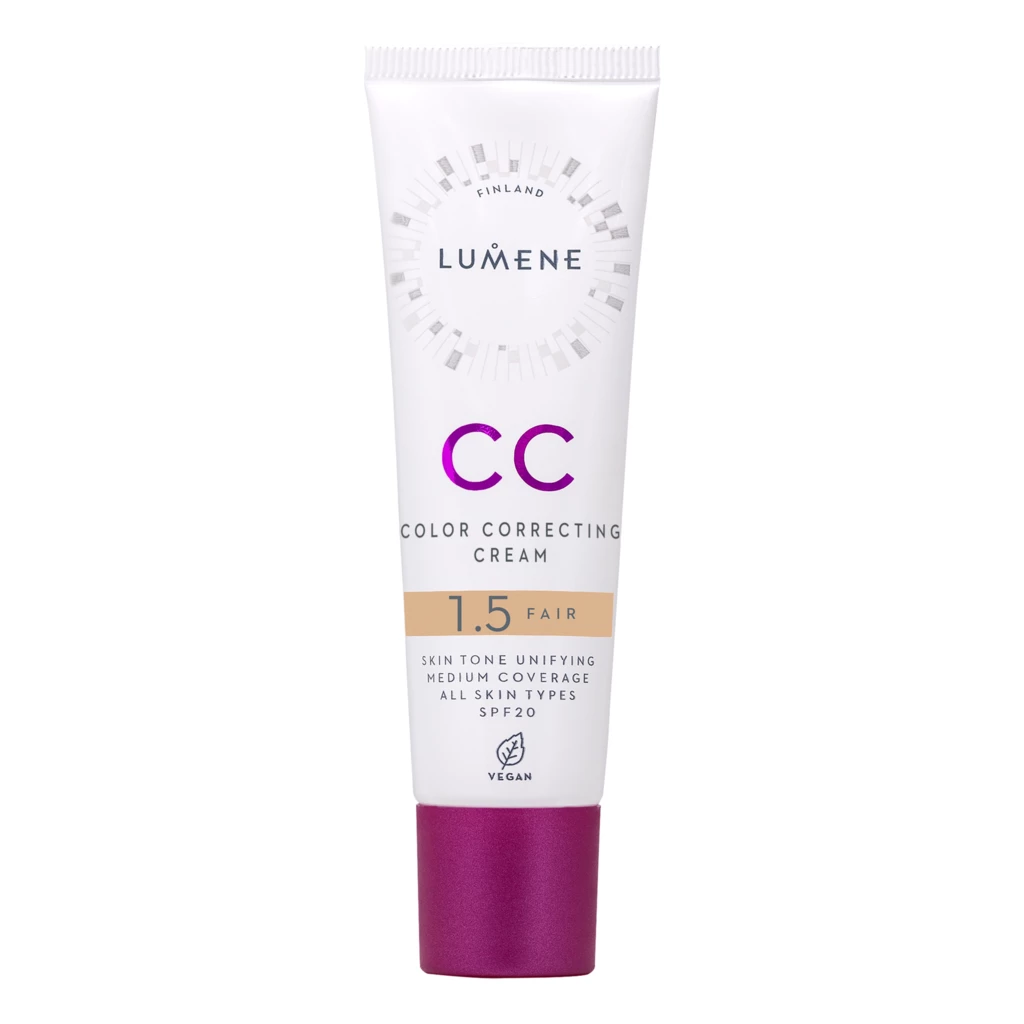 Lumene - CC Color Correcting Cream SPF20 Foundation 1.5 Fair på KICKS.no