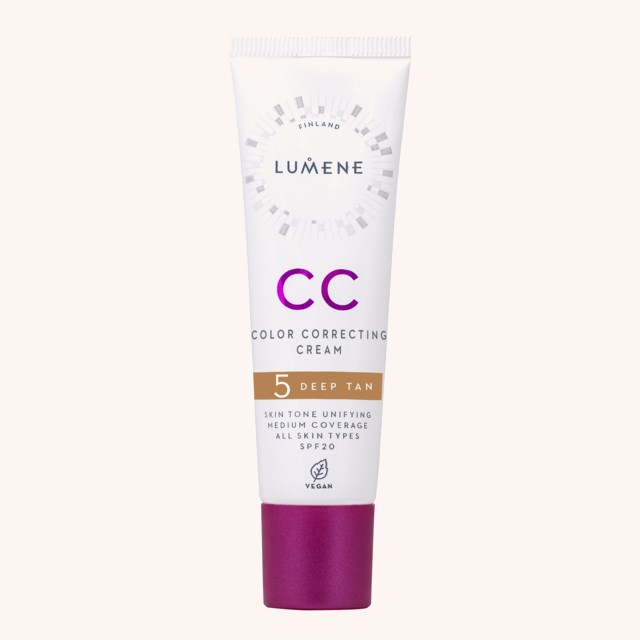 CC Color Correcting Cream SPF20 Foundation 5 Deep Tan CC Color Correcting Cream SPF20 Foundation 5 Deep Tan