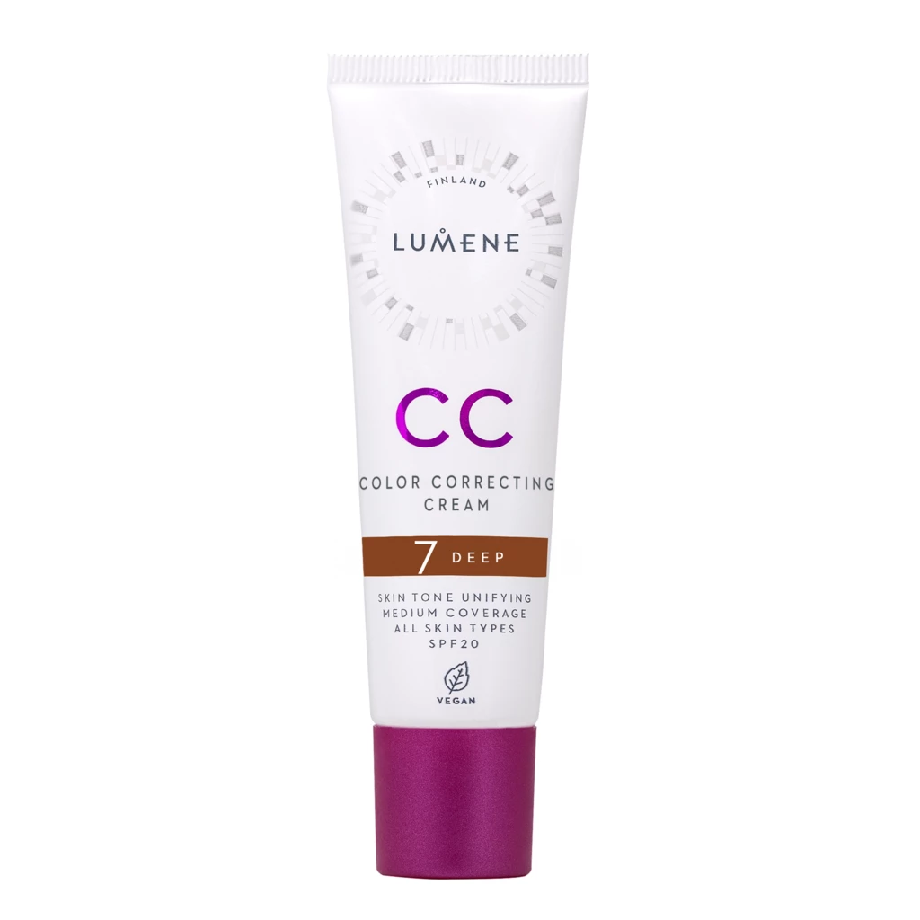 Lumene - CC Color Correcting Cream SPF20 Foundation 7 Deep på KICKS.no