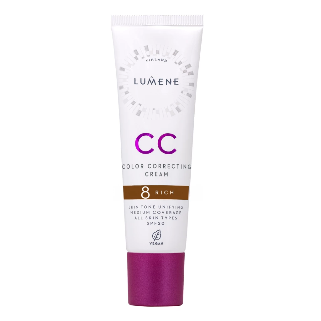 Lumene - CC Color Correcting Cream SPF20 Foundation 8 Rich på KICKS.no