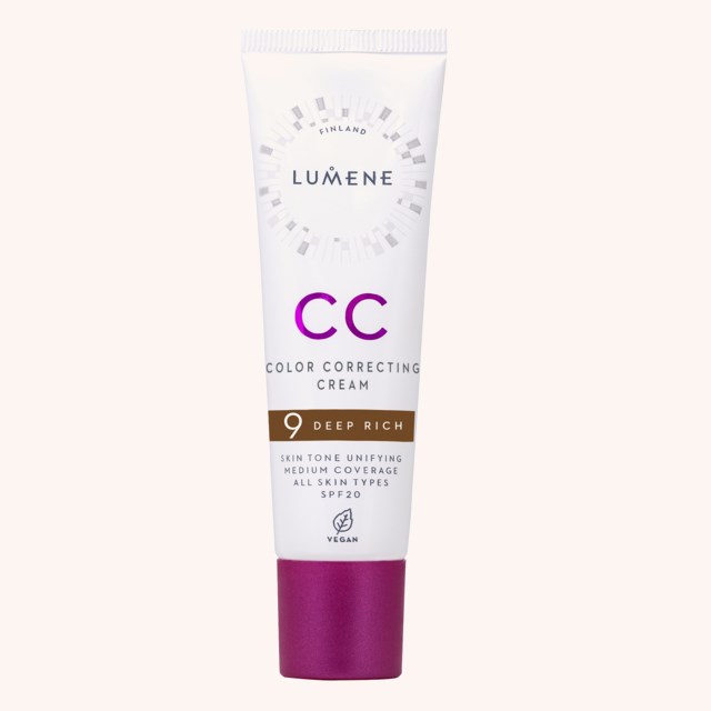CC Color Correcting Cream SPF20 Foundation 9 Deep Rich CC Color Correcting Cream SPF20 Foundation 9 Deep Rich