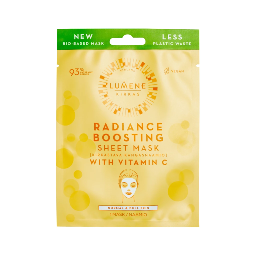 Lumene - Radiance Boosting Sheet Mask på KICKS.se