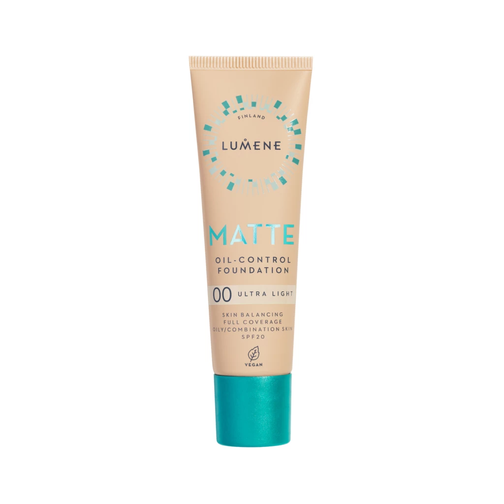 Lumene - Matte Oil-Control Foundation SPF20 00 Ultra Light på KICKS.se
