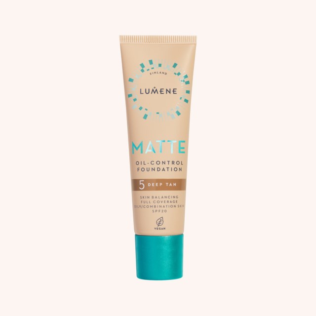 Matte Oil-Control Foundation SPF20 5 Deep Tan Matte Oil-Control Foundation SPF20 5 Deep Tan