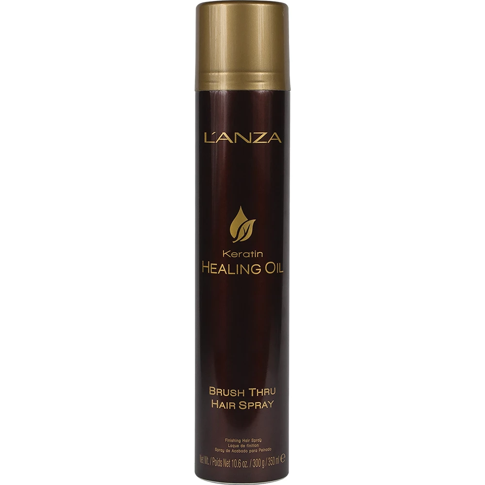 L'ANZA - Keratin Healing Oil Brush Thru Hair Spray 350 ml på KICKS.se
